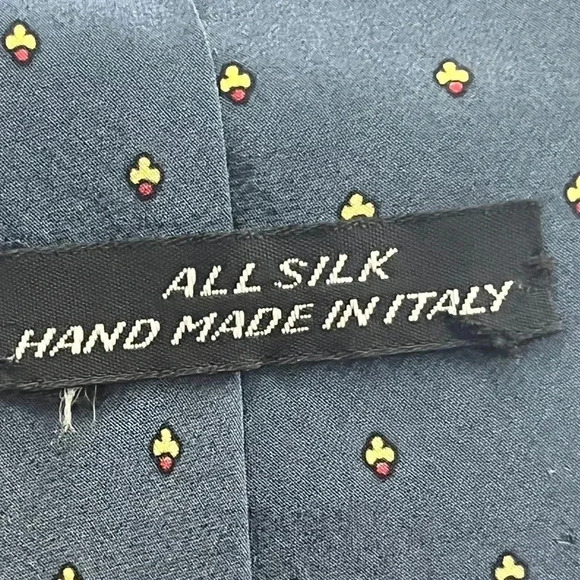 Silk Handmade in Italy tie Vintage buisness attire office - Picture 3 of 4